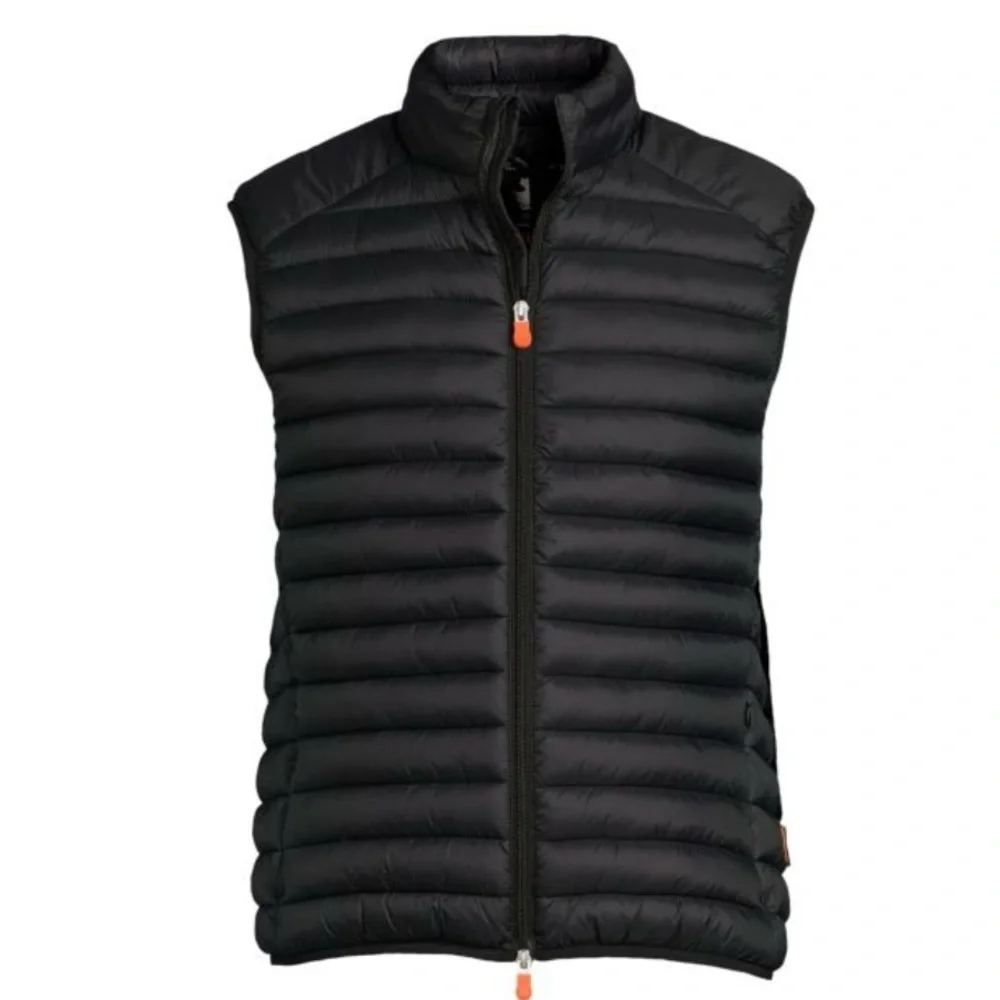 SAVE THE DUCK Quilted Puffer Lightweight Black Vest